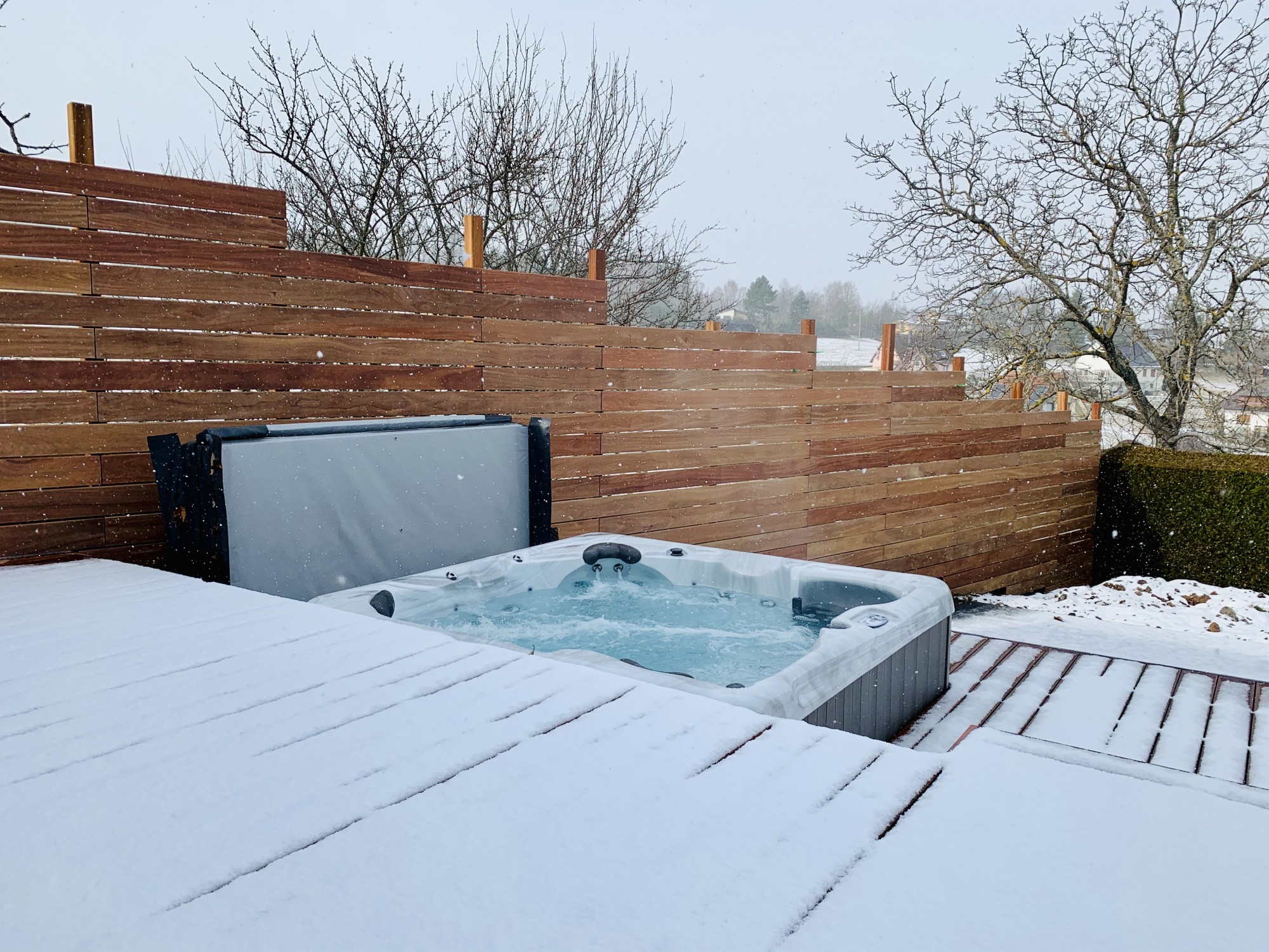 SPA sous la neige en ALSACE Riedisheim 1