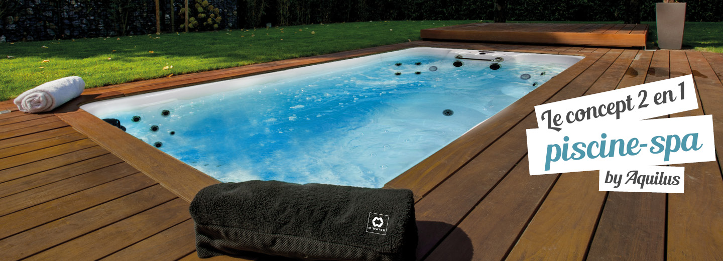 Vous hésitez entre une piscine ou un spa? Découvrez la M&#8217;Water ! Kingersheim