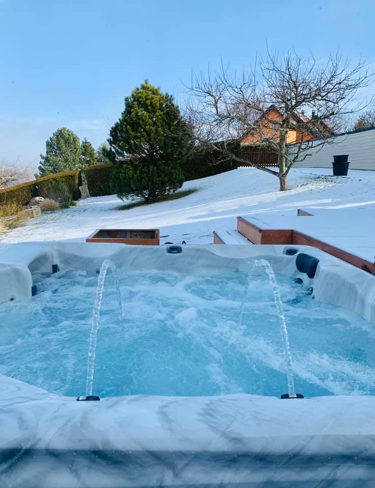 SPA sous la neige en ALSACE Erstein