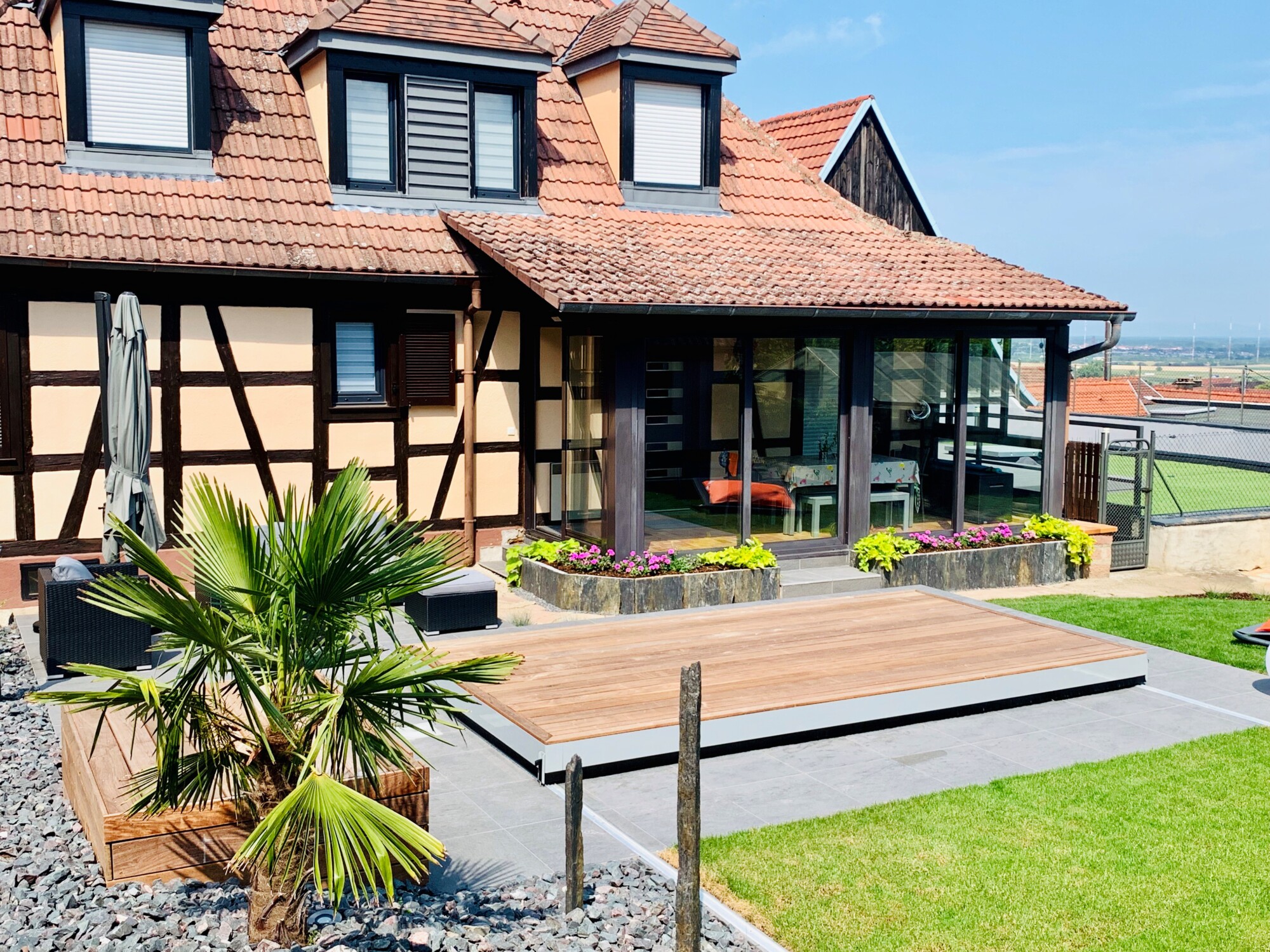 Construction d&#8217;ouvrages bois sur mesure : terrasse, carport, pergolas et abris de jardin autour de Bennwihr et Colmar Colmar 1