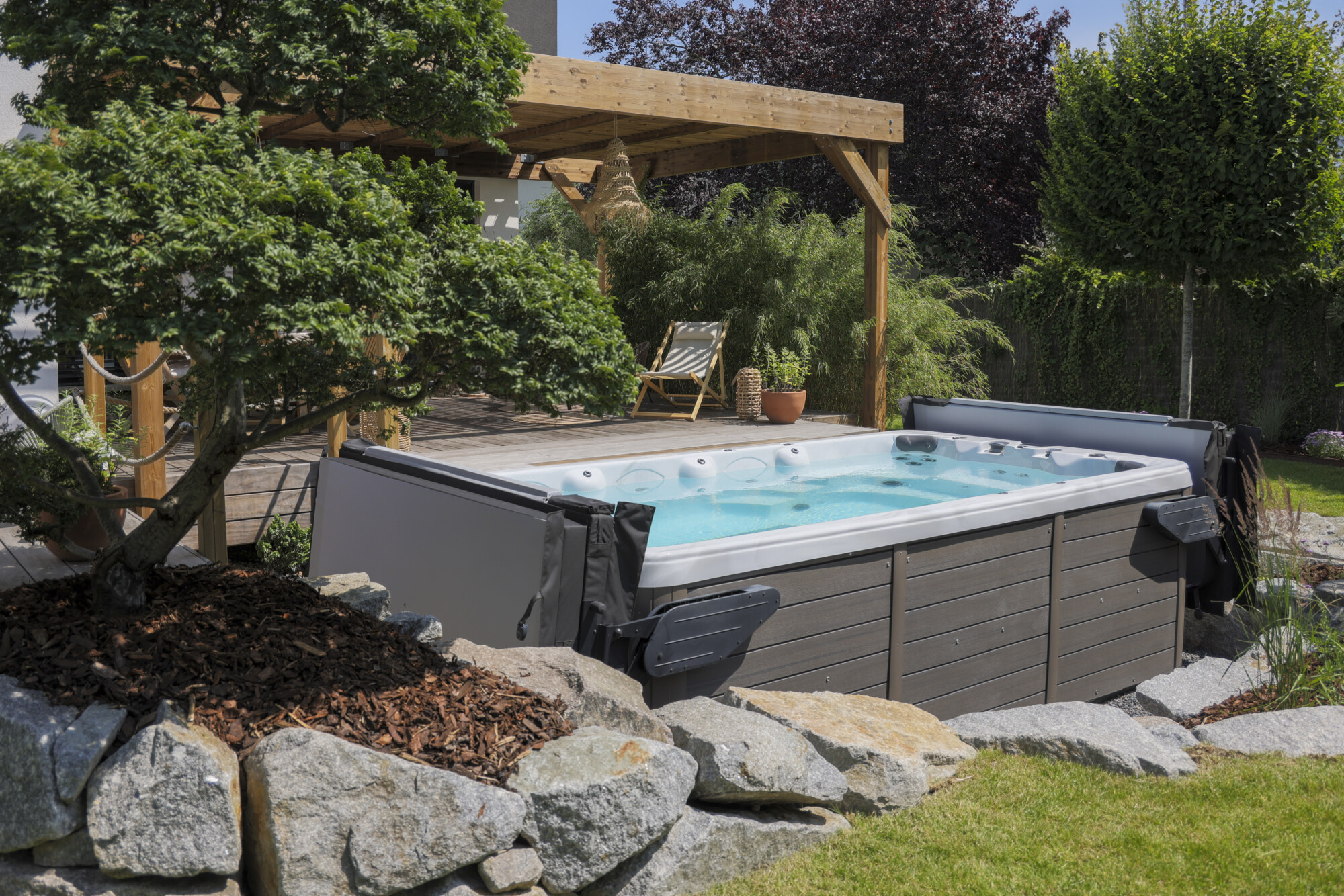 AQUILUS SPA DE NAGE RL4 8 | MG création Spa de nage et pergola en bois près de Colmar, Haut-Rhin Illzach 4