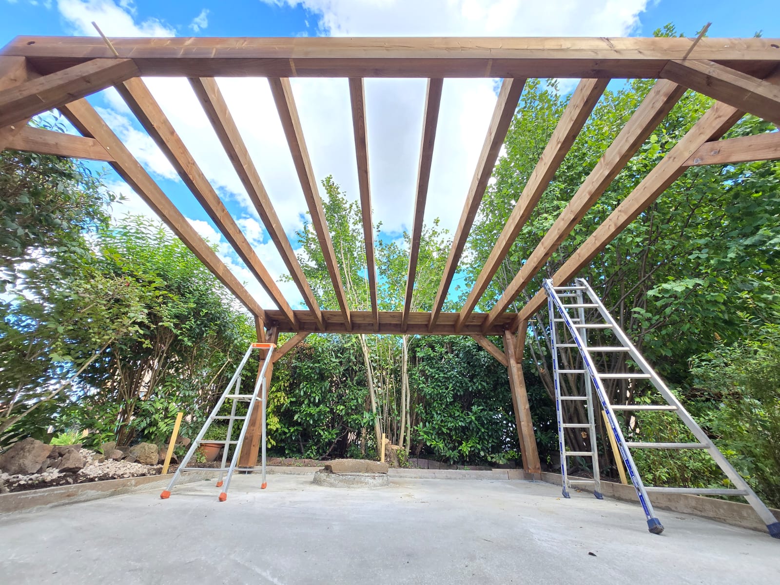 IMG 20250916 WA0024 | MG création Pose d’une pergola en bois à Colmar Kingersheim 0