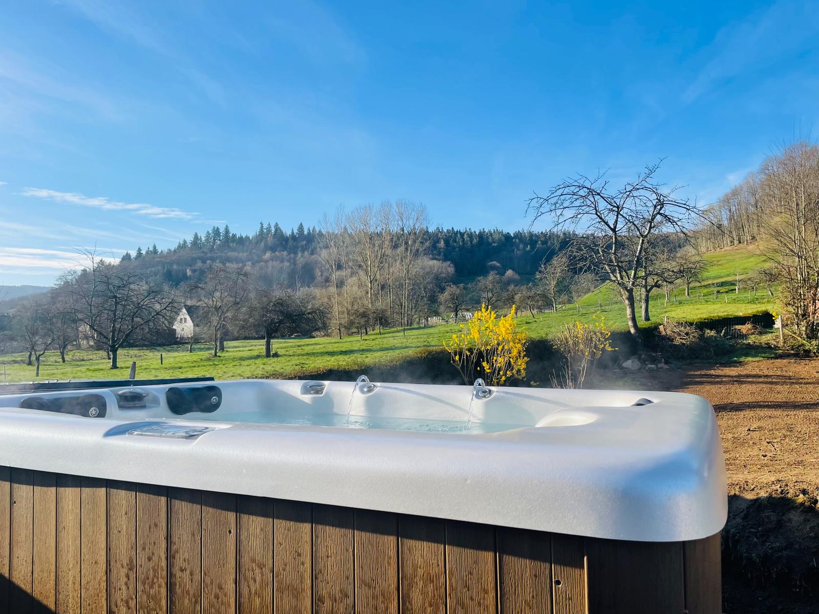 Installation de spa, dans la Vallée de Munster, Haut-Rhin Guebwiller