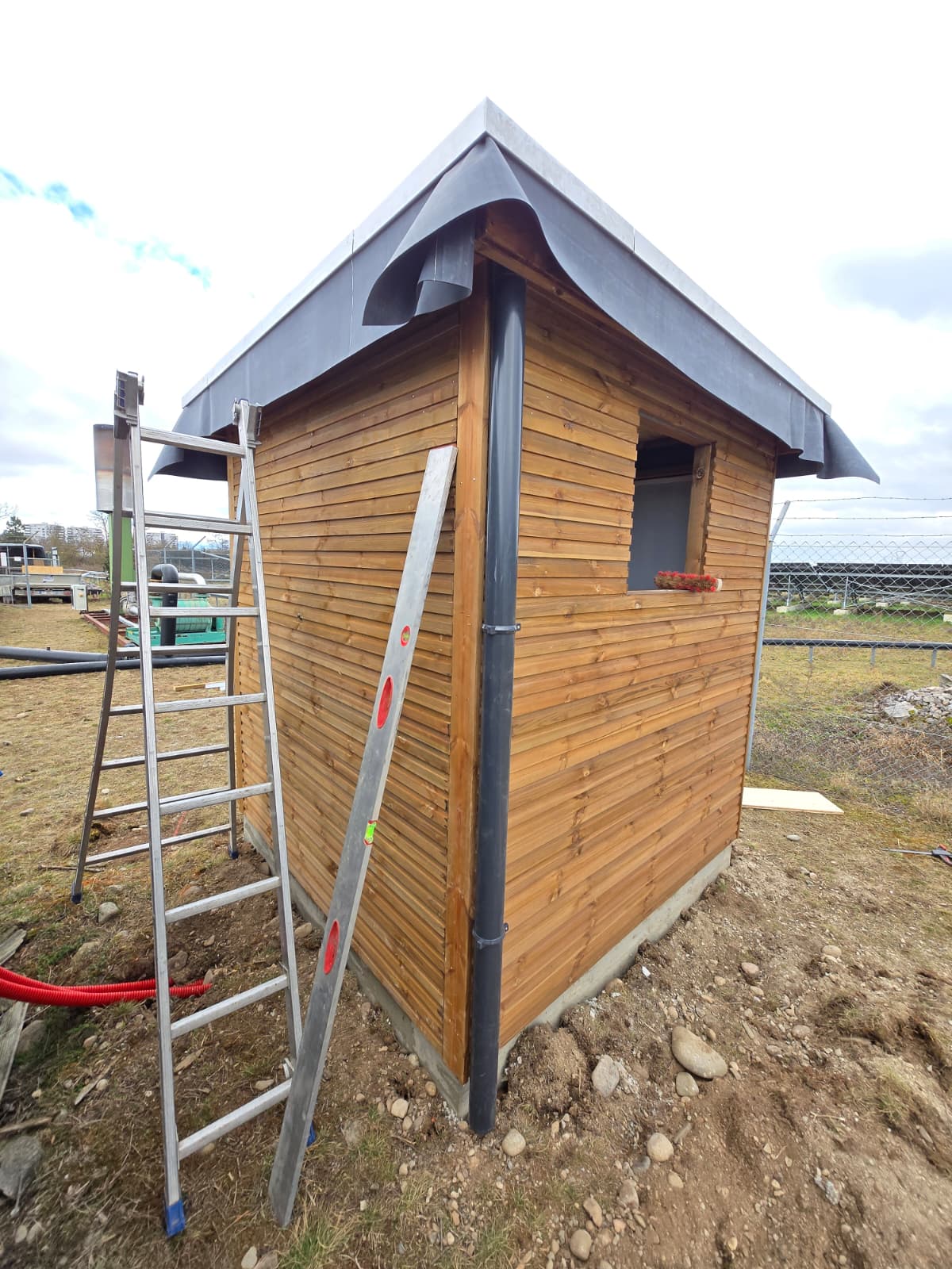 ETANCHEITE ABRI JARDIN MGCREATION COLMAR | MG création Installation d’un abri de jardin à Colmar Illzach 3