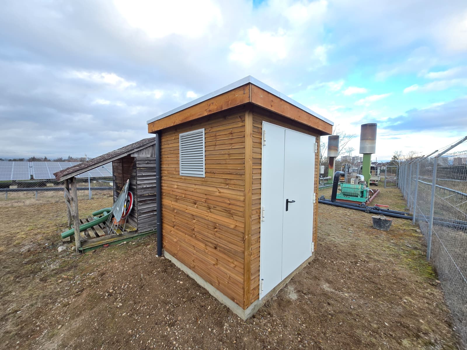 INSTALLATION ABRI JARDIN AVANT GAUCCHE MGCREATION COLMAR | MG création Installation d’un abri de jardin à Colmar Wittenheim 5