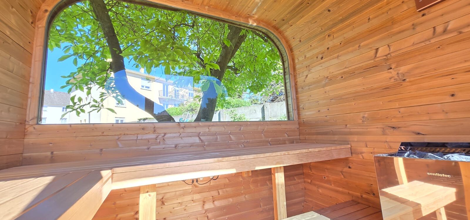SAUNA FOREST INTERIEUR COLMAR MG CREATION 1600X750 | MG création Installation d’un sauna Forest à Colmar | MG Création Sélestat