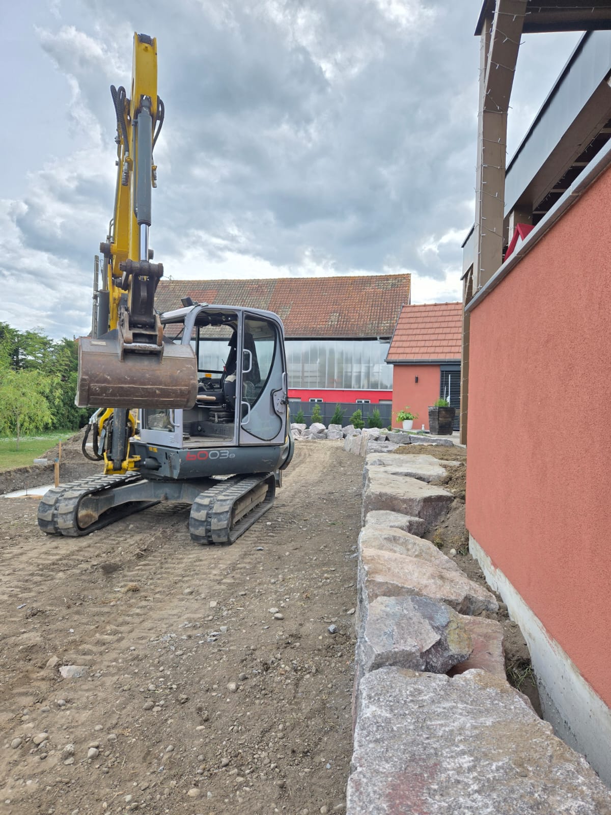 ENROCHEMENT PAYSAGISTE MGCREATION COLMAR PROFIL | MG création Enrochement paysager à Widensolen près de Colmar Guebwiller 3