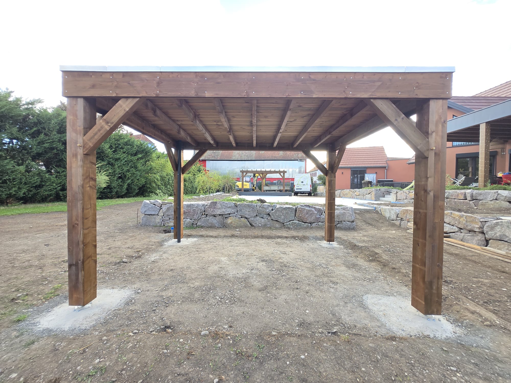 PERGOLA BOIS MG CREATION COLMAR | MG création Pergolas bois près de Colmar : Une réalisation MG Création Wittenheim 1